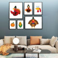 Thanksgiving Stickers Long Lasting Use Make-A-Turkey Stickers. 