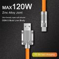 6A 120W Super Fast Charging Cable Type-C Micro-USB Metal Liquid Silicone Quick Charger Line Bold Data Wire For iPhone Android. 
