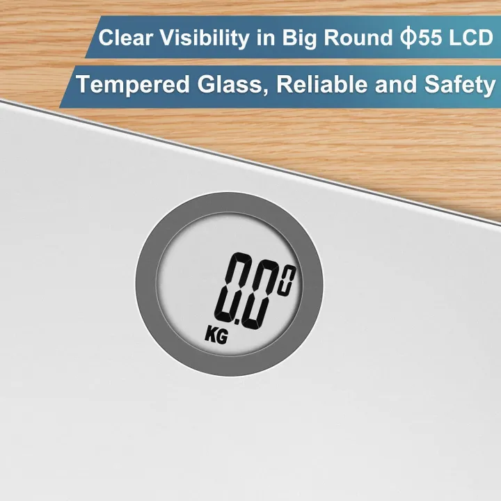 Vitafit%20Digital%20Bathroom%20Scales%20Weighing%20Scales%20with%20Step-On%20Technology,%20LCD%20Display(Stone/kgs/lbs),Tempered%20Glass%20Silver%20-%20Image%206