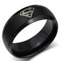 Superman Ring Black For Men. 