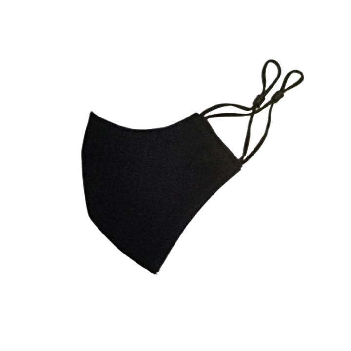 New Black Cotton Face Mask - Anti-Dust Fashion Black Face Mask_ For  Girls And Boys