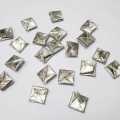 10gm Square Shape Embroidery Craft Material Gota Patti Golden Flowers (1.2cm) Silver/Gold. 