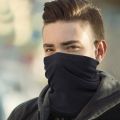 Winter neck warmer mask , Face Mask Balaclava Face Covering, Face Neck Gaiter , WINTER BIKER , BIKE & SKI NECK WARMER, BIKER NECK COVER MASK BLACK , Face mask for winter. 