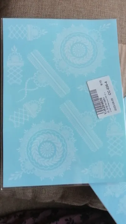 Mahida Sticker 1 card white mehandi sticker - beautiful design - Temporary Water Proof ...