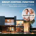ROVF - WiFi Smart Switch - 10A controller - Timer Breaker Control - Work for Alexa Google Home. 