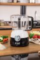 Russell Hobbs Horizon Food Processor with Jug Blender, 1.5 Litre Two Speeds with Pulse, Stainless Steel Blade, Slicing/Shredding Disk, Dough Hook and Creaming Disk, 600 W 24731. 