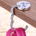 PORTABLE FOLDING BAG HOOK HANGER PURSE HANDBAG HOLDERS FOLDABLE TABLE HOOK WOMEN HANDBAG ORGANIZER ACCESSORIES EACH MIX. 