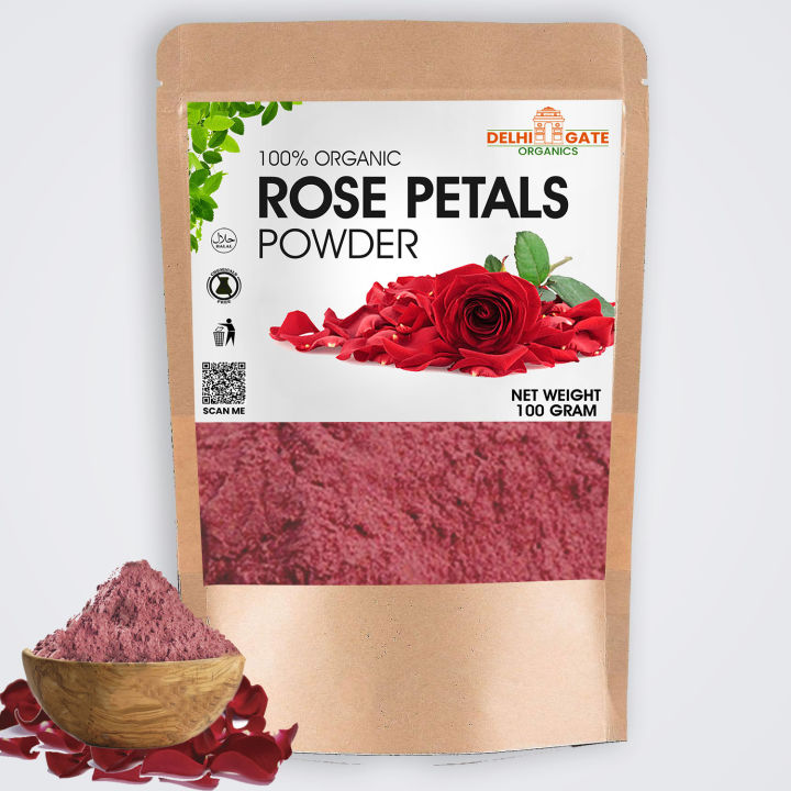 Dry Rose Flower Powder Gulab Powder