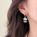 Elegant Cloud Drop Earrings for Women Kawaii Crystal Rain Cloud Earring Aesthetic Cute Zircon Raining Dangle Earrings Jewelry. 