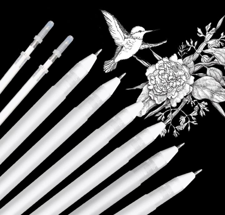 White%20Gel%20Pen,%201%20Pcs%20White%20Pens%20for%20Art%200.8mm%20Fine%20Point%20White%20Ink%20-%20Image%205