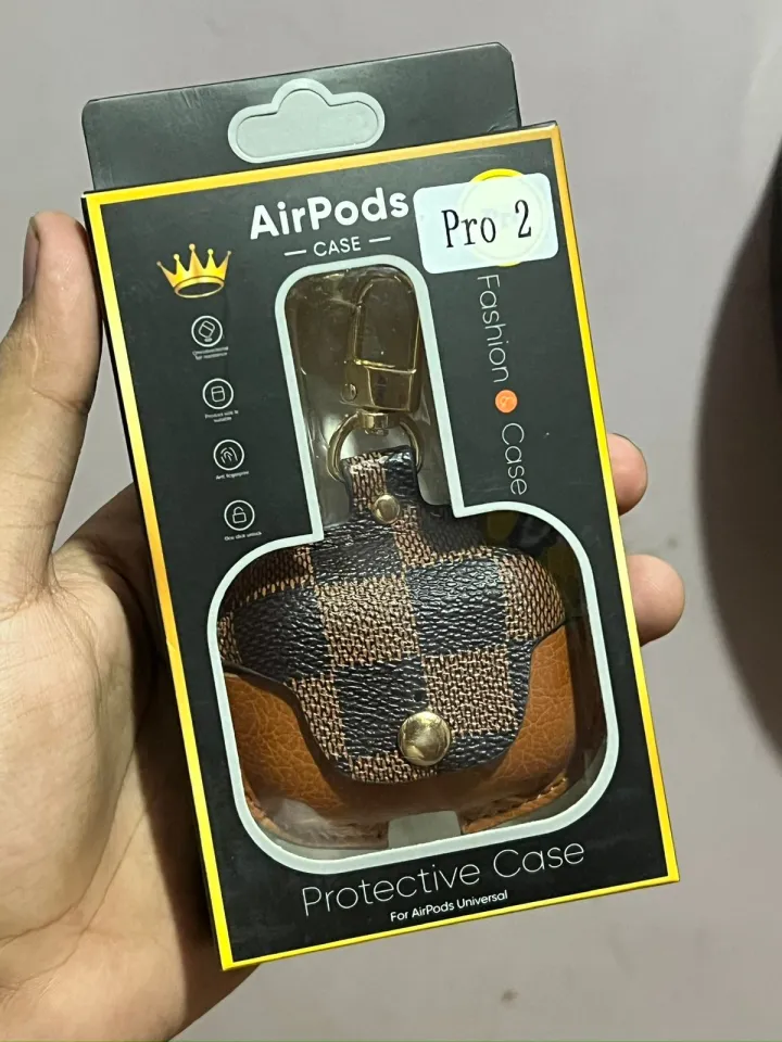 airpods pro LV gu_cci fancy leather Cases Luxury High quality - Main Image