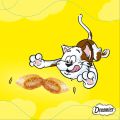 Dreamies Cat Treat Chese flavor Food Mega Jar 350gram. 