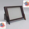Pack of 10 Wooden Sign Display Holder Price Name Card Tag Mini Label Counter Top Stand (SH1). 
