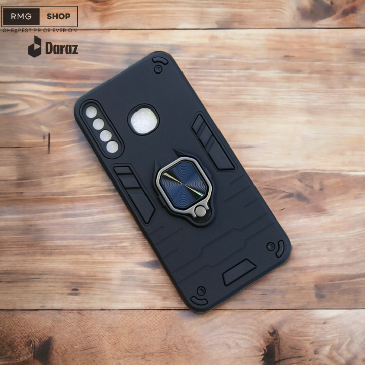 RAMEEZ%20MUNIR%20GONDAL%20for%20Infinix%20Hot%208%20%7C%20Infinix%20Hot%208%20Lite%20Back%20Cover%20Armour%20Series%20High%20Protective%20Shockproof%20With%20Ring%20Holder%20Phone%20Case%20-%20Image%204
