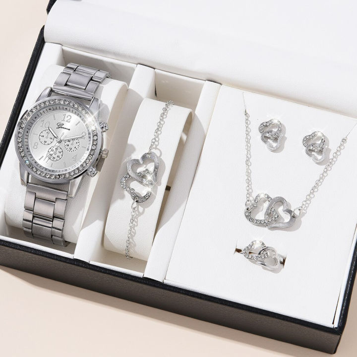 5PCS%20Set%20Luxury%20Fashion%20Women%20Watches%20Rhinestone%20Elegant%20Wristwatch%20Quartz%20Watch%20Ladies%20Clock%20for%20Girl%20NO%20BOX%20-%20Image%207