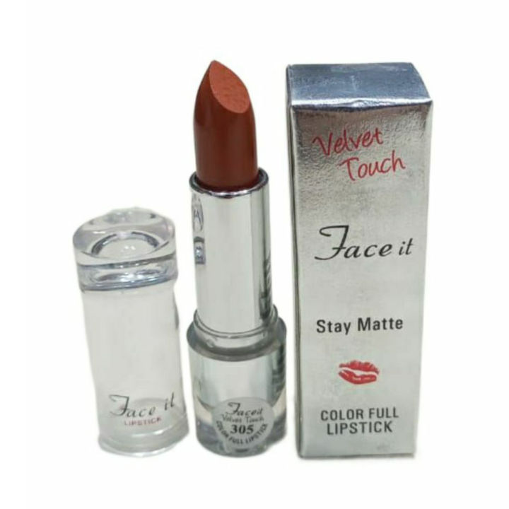 Face It Stay Matte Lipstick Shade 305 Velvet Touch Best Quality
