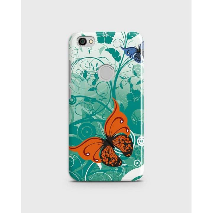 Redmi Note 5A Prime With Finger Print 3d Hard Cover case Folwer Design - 1cover2003