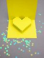 Small Heart PopUp Card - Pop-up card Unique Stylish Wishing Love Card. 