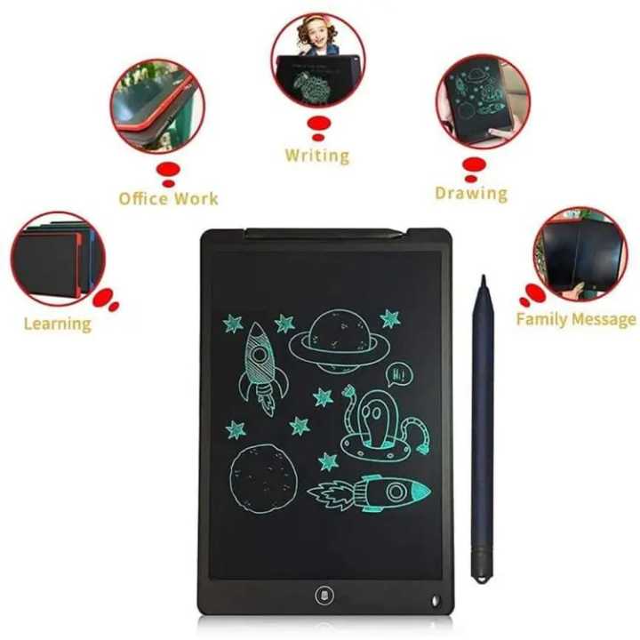 LCD Drawing Writing Tablet for Kids & Adults with Pen | Eraseable ...