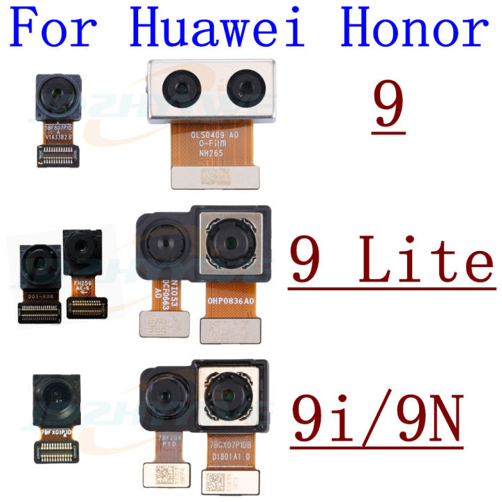 Original Rear Front Camera For Huawei Honor 9 Lite 9i 9N Back Facing Main Camera Module Flex Cable Repair Parts