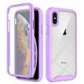 For Apple iPhone XS Max Shockproof Anti-slip Rugged Bumper 360° Full-body Protection Case Cover. 