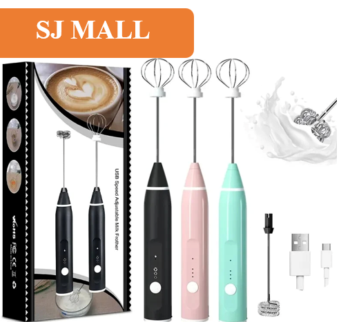 Coffee Beater*Rechargeable* Egg and with Box (3 Mode Speed) Coffee ...