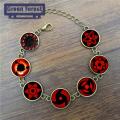 Green forest Chain Bracelet Geometric Anime Naruto Sharingan Eye Cuff Bracelet Jewelry Accessories. 