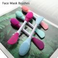 Double Ended Silicone Face Mask Brush, Facial Cleansing Brush, Premium Soft Facial Masks Other Skin Care Applicator Tool for Cream, Body Lotion,Moisturizer. 