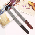 Qingwen European and American Retro Foreign Trade Ornament Factory Direct Sales Genuine Leather Bracelet Punk Bracelet Cross-Border Cattle Leather Bracelet. 