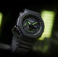 (Ready Stock) G .Shock GA2100 Men Watch Digital Sport Watch LED Display Water Resistant Shockproof and Waterproof World Time LED Auto Light Sports Square Wrist Watches GA-2100-1A3 (copy original 1.1 premium). 