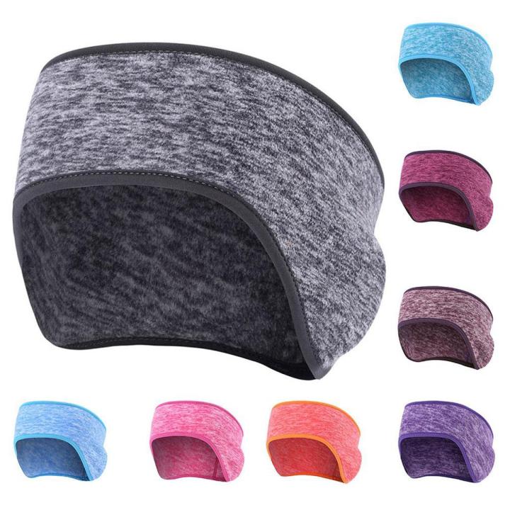 Outdoor Cycling Headband Full Cover Ear Warmer Basketball Running Head Band Cycling Wide Head Prevent Sweat Band