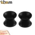 1Pair Silicone Flesh Tunnel Double Flared Saddle Ear Plug Gauge Unisex Piercing. 