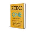 Zero to One book by Peter Theil english novel. 