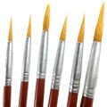 M&G. Painting Brushes round tip #1-12 And Gouache Paint brushes PACK OF 1PC ONLY for professionals all sizes available best quality single piece packing Smooth painting flow best for Artist, children, water colour, Acrylic, Schools. 