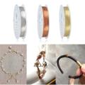Pack of 12 - Copper Wire For Jewelry Making & Crafts, 0.3mm Copper Metallic String Wire, Silver/Gold/Bronze Wires. 