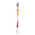 Random 1Pcs Retractable Plastic Spring Coil-Spiral Stretch Keychain Ring Chain Keyring. 