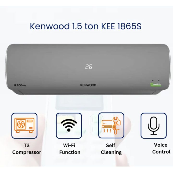 KENWOOD%20Inverter%20AC%201.5%20Ton%20e-Eco%20Ultra%20KEE-1865S%20(New%20Model%202024)%20with%20T3%20Compressor-Wi-Fi%20Enabled%20-%2075%25%20Energy%20Saving-(Heat%20&%20Cool)%20-10%20years%20compressor%20&%204%20years%20Inverter%20Card%20Warranty%20-%20Image%202