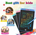 8.5" Rainbow LCD writing tablet for kids - digital drawing pad erasable writing board. 
