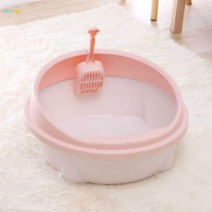 Cat%20Litter%20Box%20with%20High%20Side%20Comfortable%20with%20Easy%20to%20Clean,%20No%20Odor%20Sturdy%20Cat%20Sandbox%20Semi%20Enclosed%20Cat%20Toilet%20for%20Cats%20Indoor%20Cats%20-%20Image%209