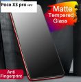 Redmi Xiaomi Mi Poco X3 NFC / Poco X3 / Poco X3 Pro / Note 9s / Note 9 Pro Ceramic matte paper unbreakable antishock hybrid film 9D/11D/21D temper Fiber protector sheet glass. 