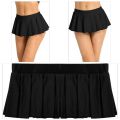 Knife Pleated Mini Skirt for Women - Cotton-Polyester, Side Zipper, Available in XS-XXXL. 