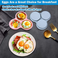 Silicone Air Fryer Egg Pan Reusable Air Fryer Egg Mold,Non-Stick Air Fryer Baking Pan,3 Cavity Silicone Muffin Pans 2Pc. 