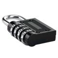 4 Digit Combination Padlock Black Number Luggage Travel Code Lock. 