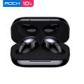 Rock Space Wireless Bluetooth 5.0 Earbuds Headset, TWS Mini Earphones in Ear Sport Earbuds Stereo Sound 3D HiFi with Built-in Microphone and Portable Magnetic Charging Box. 