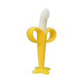 Baby Banana Teether with Suction Base - Soothing Teething Toy for Infants, BPA-Free and Easy to Clean. 