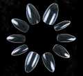 100 pcs Almond Shape Nails, For Girls, Artificial Nails, Beautiful Fancy Nails Fake Nails, Acrylic Nails Nails Kit 100 pcs Set Transparent & Natural False Nail. 
