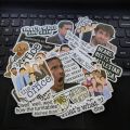 25pcs THE OFFICE sticker pack for all sitcom lovers Micheal Scott fans famous tv series netflix movie romcom 2000s ideal for journals notebooks and guitar waterproof. 