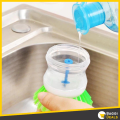 Utensil Washing Brush with Liquid Soap Dispenser. 