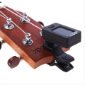 【Footprint】 Guitar Tuner Digital Clip-On Tone Tuner For Electric Urikri Bass Violin Universal 360 Degree Rotatable Sensitive Built-In Batter. 