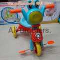 Kids Cartoon Design Tricycle With Back Basket & Lights Music Imported Made. 